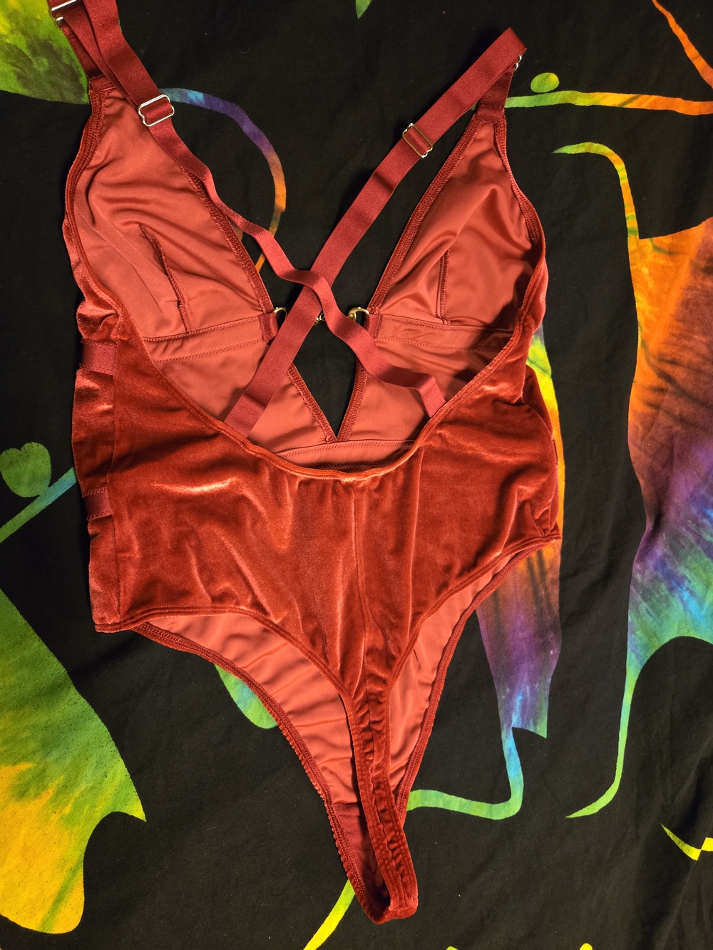 Red Velvet LaSenza Bodysuit - Picture 6 of 9